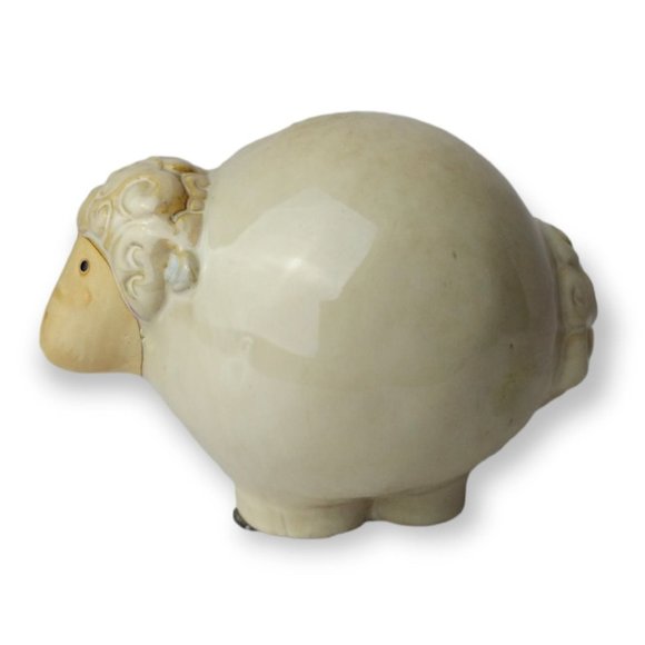 Shudehill Giftware Ceramic Sheep Lamb Decoration 4 inch (Whimsical Farmhouse) - Picture 4 of 7